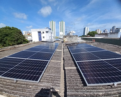 Localização: Olinda-PE Potência: 6.30kwp